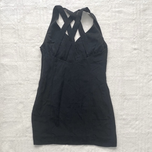 Vintage 100% Silk Mini Dress - Picture 5 of 11